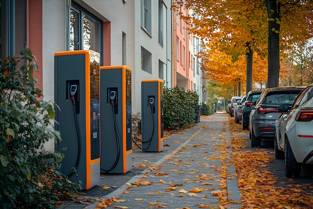 E-Ladesäulen müssen auch vor dem eigenen Haus und in einem Wohnrevier akzeptiert werden.